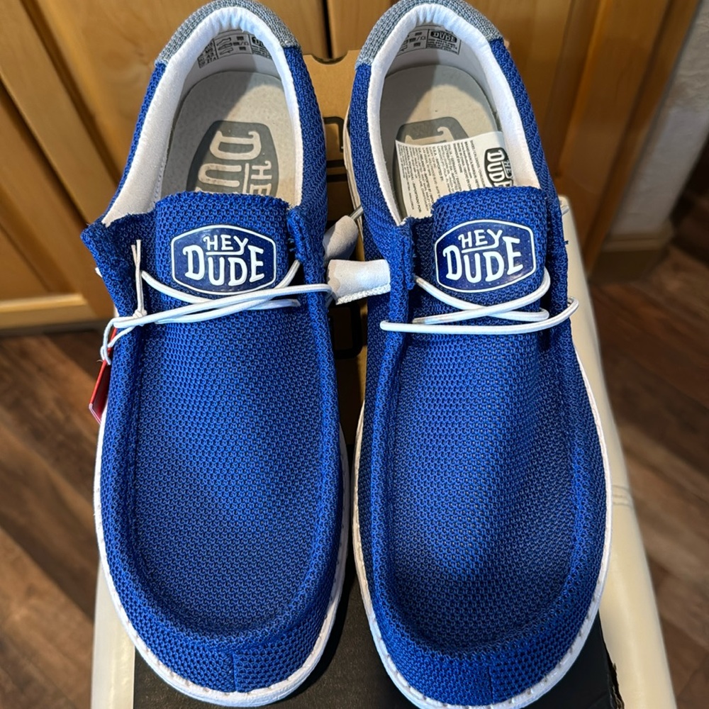 Hey Dude Blue Loafers & Slip-Ons